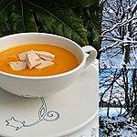 recette Velouté de potimarron au panch phoron et foie gras
