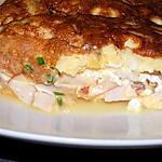 recette Omelette au poulet (compatible dukan)