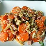 recette Carottes façon carbonara