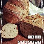recette PAIN COCOTTE AUX CÉRÉALES