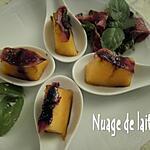 recette SUSHIS de MELON au MAGRET FUME