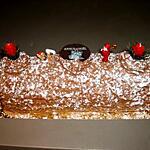 recette BUCHE DE NOEL CREME AU BEURRE CHOCOLAT