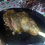 recette Gigot d'agneau de Mamie au miel et thym