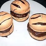 recette Macarons chocolat nougat