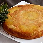recette Gâteau d'ananas et mangue flambé au rhum