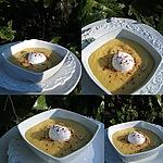 lait coco : recette Velouté de mangue et sorbet coco,