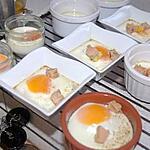 recette Oeufs Cocotte au foie gras