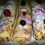 recette Crêpes au fromage blanc et aux fruits rouges