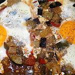 recette Oeufs au plat à la ratatouille express (compatible dukan)