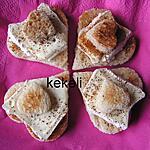 recette Toast de la St Valentin