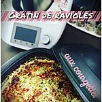 recette Gratin de ravioles aux courgettes