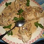 recette Roulade de dinde sauce aux champignons