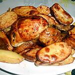 recette COQUELET FARCI AU PAIN AILLE