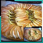 recette TARTE AUX POMMES & KIWI