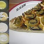 recette Tarte aux kiwis.mascarpone.