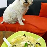 recette SOUPE CHINOISE AVEC RAVIOLI AUX CREVETTES