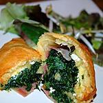 pate bris : recette Chaussons aux épinards