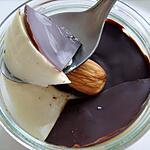recette Petit Flan au sirop d'Orgeat et sa Croute Cassante au Chocolat Noir