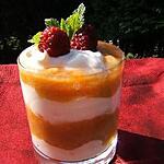 recette Compotée de rhubarbe et abricot à la chantilly de mascarpone