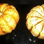 recette Mini Potimarron ou patidou farci avec oeuf cocotte