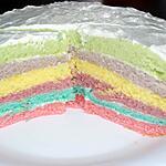 recette RAINBOW CAKE