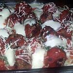 recette Gratin de spaghettis au boulettes
