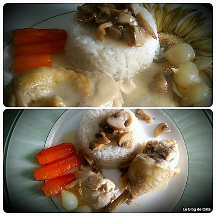Recette de Fricassée de volaille à l'ancienne