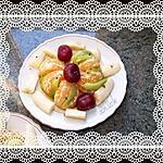 recette salade de fruits au caramel