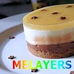 fondant au chocolat : recette BAVAROIS POIRE SUR FONDANT AU CHOCOLAT ET CRAQUANT AUX SPECULOOS