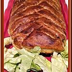 recette Tresse feuilletée au poulet et brocolis