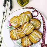recette Sablés vegan huile d'olive, citron et lavande, glaçage citron & lavande