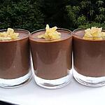 Verrines : recette Gelée de chocolat au gingembre confit