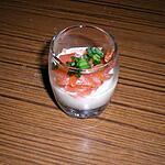 recette verrine aux deux poissons