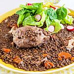 recette Salé aux lentilles