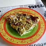 recette Clafoutis à la rhubarbe du jardin, congelée