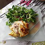 recette gratin choux   jambon mozarella