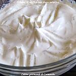 recette Crème fouettée au mascarpone