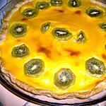 recette tarte a la crème patisiére et kiwis