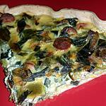 recette tarte salé poireaux knaccki rapide facile
