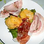 recette CROQUETTES DE POLENTA FARCIES