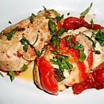 recette BLANCS DE POULET ALLA CAPRESE