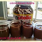 recette Crème dessert au Nutella au thermomix ou sans