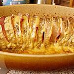 croque-monsieur : recette Rôti de porc au bacon et fromage fondu