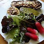 recette aubergines et petits poivrons au mascarpone