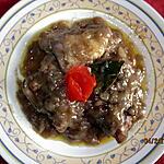 recette Hauts de cuisses de poulet au Bergerac rouge