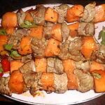 recette Brochette d agneau au melon