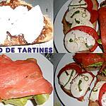 recette MON DUO DE TARTINES