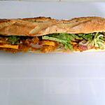 recette Sandwich poulet bacon