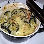 recette Petit gratin de fondue de courgette au jambon