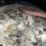 recette Blancs de dinde a la Normande